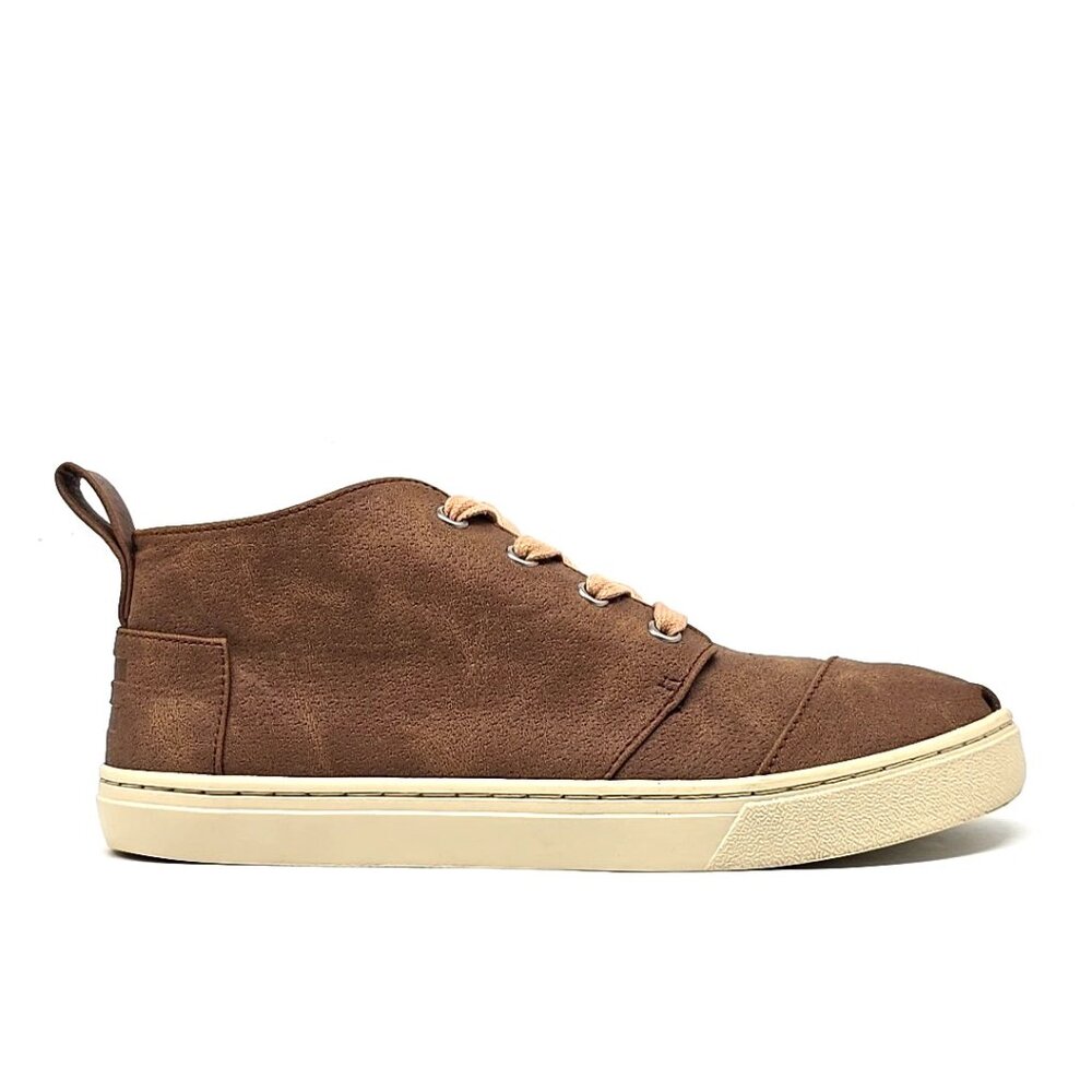 TOMS BOTAS CUPSOLE Big Kid Brown Dress Sneakers Shoes Boots Boys Size 6 - Picture 6 of 12